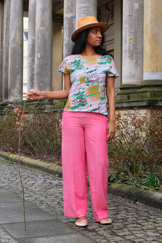 Marlenehose pink CLARA KAESDORF