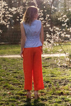 Laden Sie das Bild in den Galerie-Viewer, Culotte Linen Red