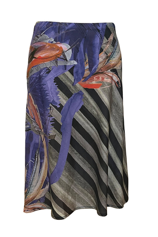 Bias Skirt Chimera Blue
