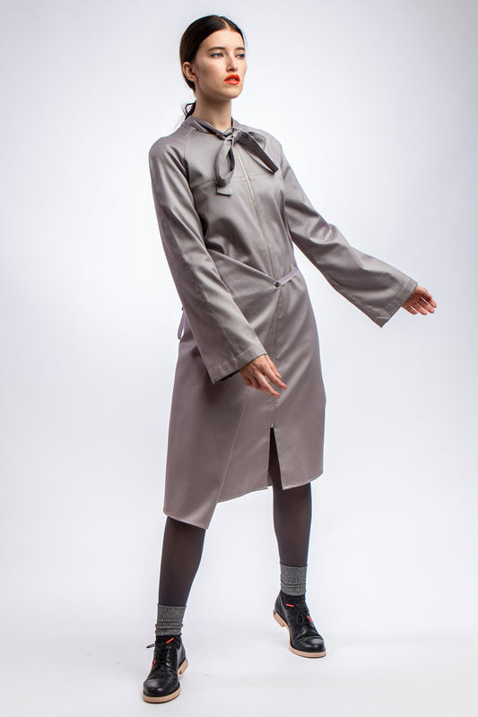 Adjustable Grey Summer-Coat