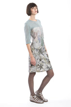 Laden Sie das Bild in den Galerie-Viewer, Slim Dress Grey-Blue