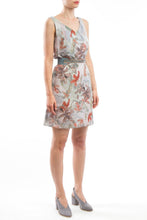 Laden Sie das Bild in den Galerie-Viewer, V-neck Dress Flower Red