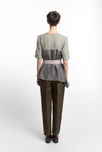 Laden Sie das Bild in den Galerie-Viewer, Trousers Slim Green Purple