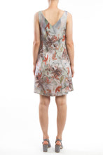 Laden Sie das Bild in den Galerie-Viewer, V-neck Dress Flower Red