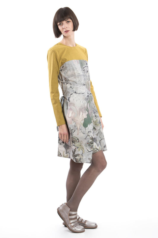 Changeable Dress Grey-Yellow