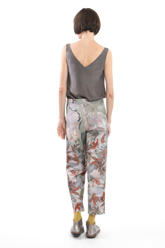 Trousers Flower Red