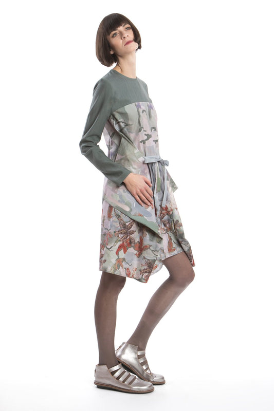 Changeable Dress Green-Red