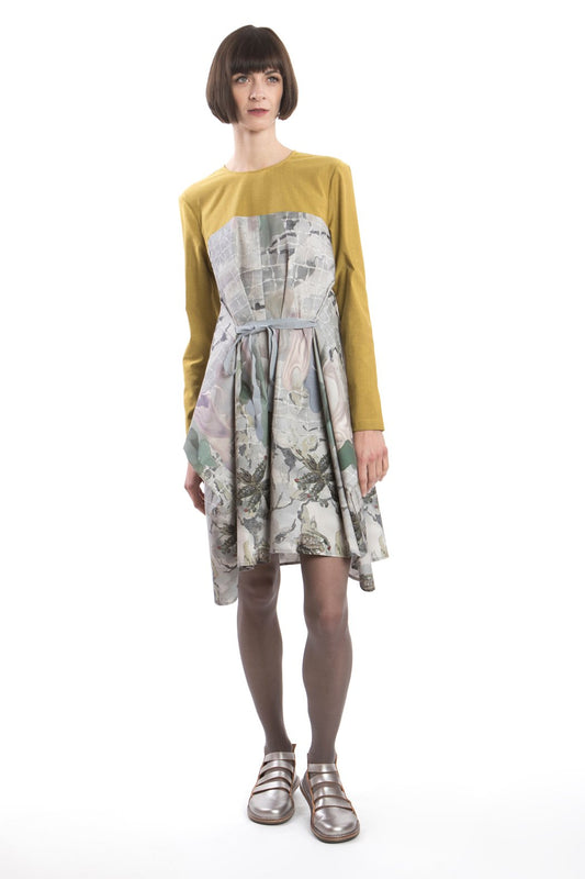 Changeable Dress Grey-Yellow