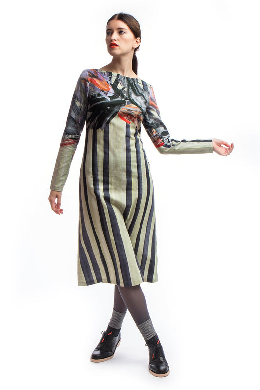 Shift Dress Beige