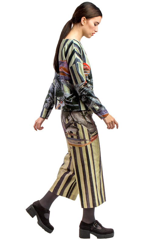 Longsleeve Shirt Printed Beige