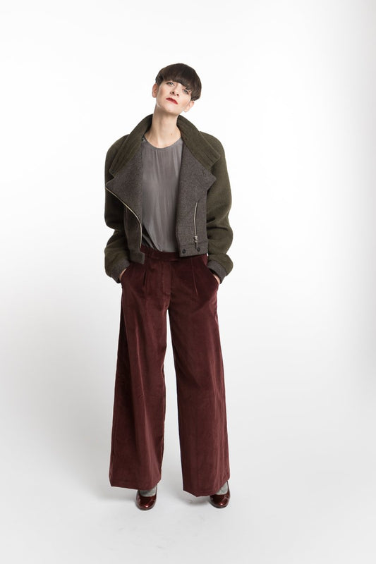 Marlene Pants Red Velvet
