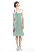 Laden Sie das Bild in den Galerie-Viewer, Dress Slim Flower-Green