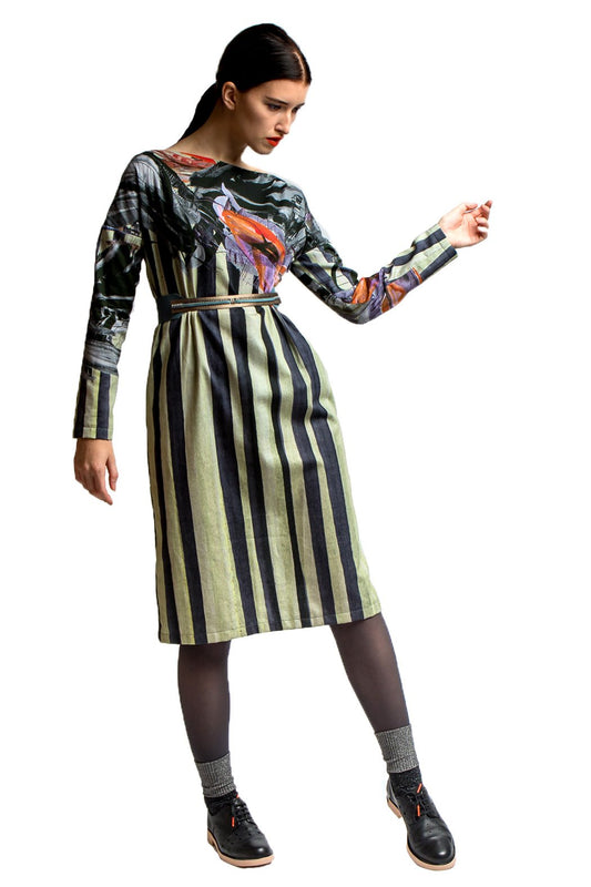 Loose Dress Light Print