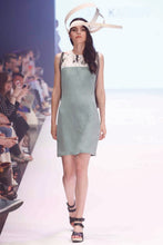 Laden Sie das Bild in den Galerie-Viewer, Dress Slim Flower-Green