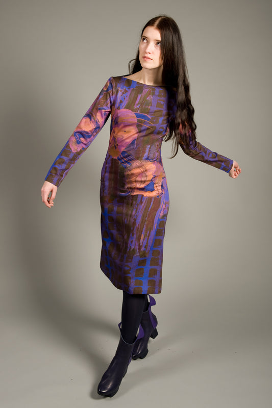 Shift Dress Flower Print