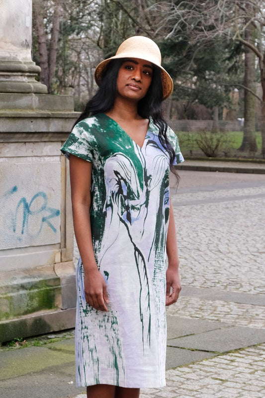 Kimono Kleid Vogel CLARA KAESDORF