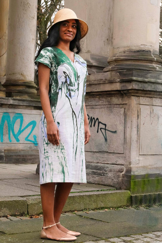 Sommerkleid mit überschnittenem Arm CLARA KAESDORF