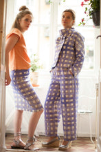 Laden Sie das Bild in den Galerie-Viewer, Linen Culottes Blue-Check