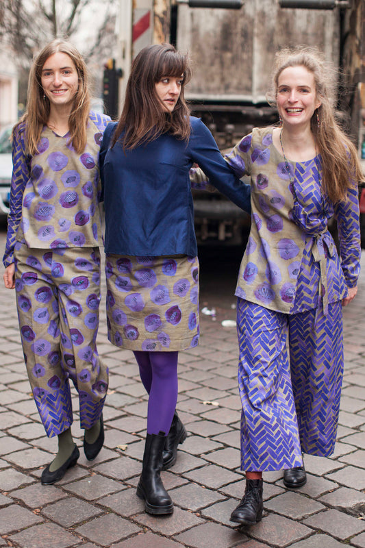 Print KOllektion von Clara Kaesdorf Lila Culottes