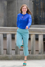 Laden Sie das Bild in den Galerie-Viewer, mintgrüne Culottes aus Baumwolle CLARA KAESDORF