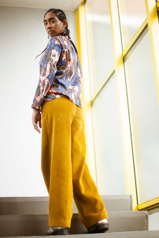 Long cord pants wide leg Clara Kaesdorf