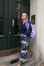 Laden Sie das Bild in den Galerie-Viewer, Culottes with Brushstripes in Petrol