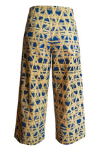 Laden Sie das Bild in den Galerie-Viewer, Culottes gelbe Kreide auf blau