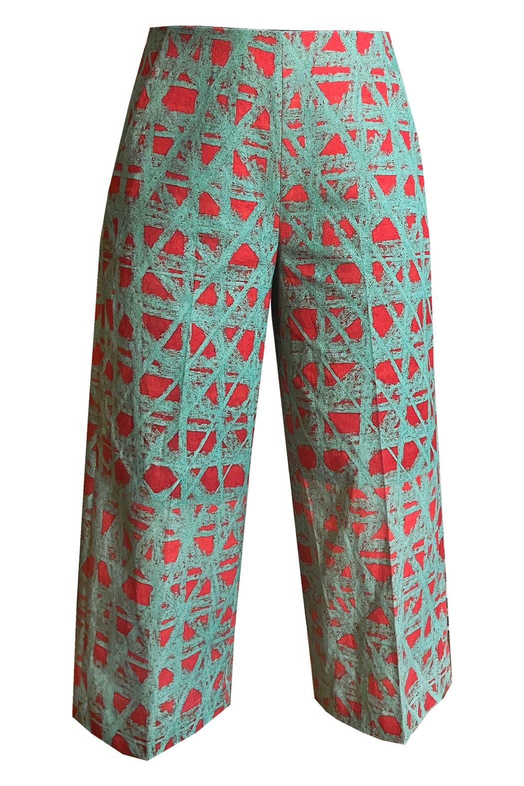 Culottes türkise Kreide auf rot