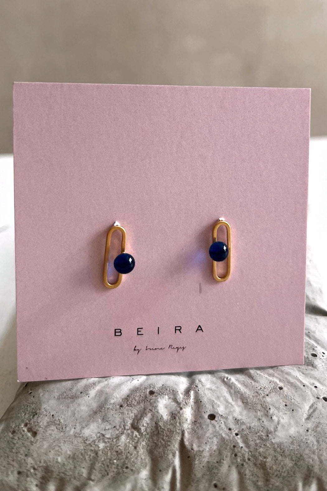 Tropfenschmuck Glas Ohrringe und Ringe BAU DROPS - BEIRA