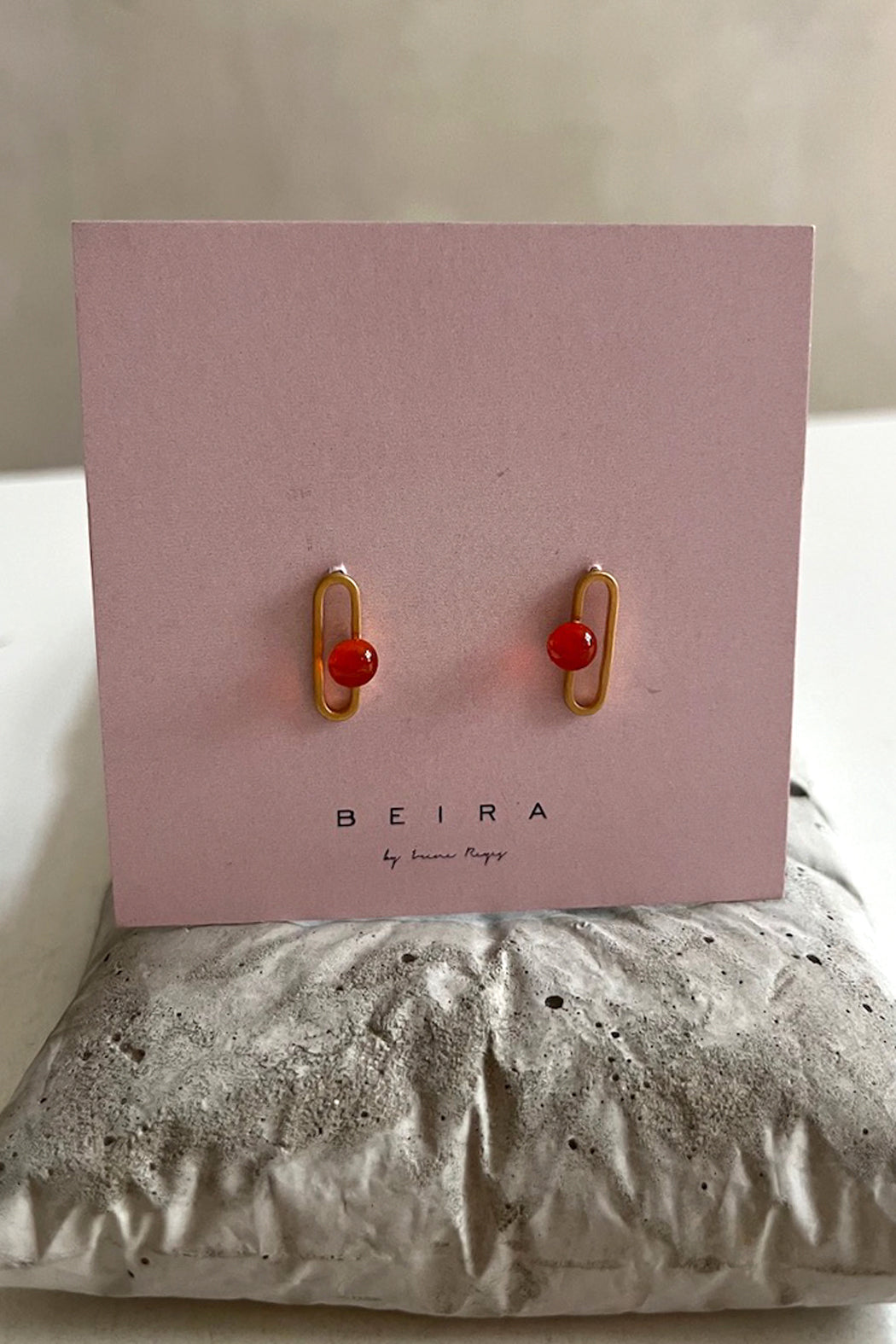 Tropfenschmuck Glas Ohrringe und Ringe BAU DROPS - BEIRA