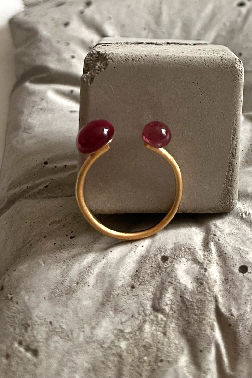 Tropfenschmuck Glas Ohrringe und Ringe BAU DROPS - BEIRA