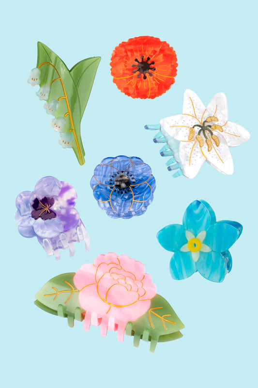 Haarspangen Blumen groß Coucou Suzette