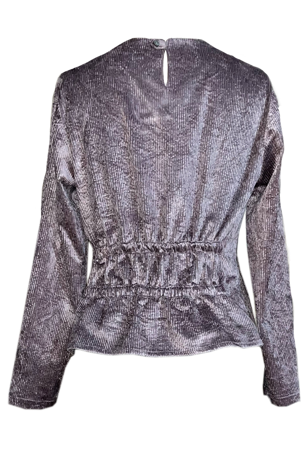 Kordbluse pastelllila schimmernd