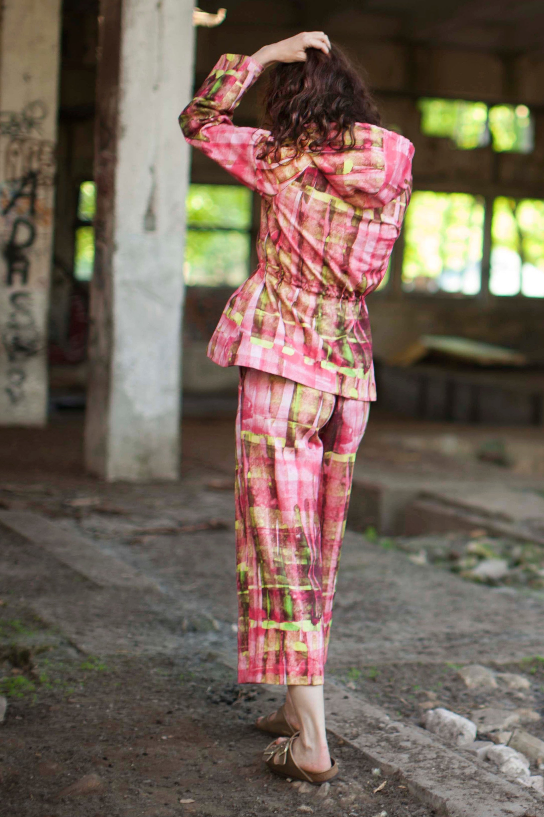 Culottes pink gelb