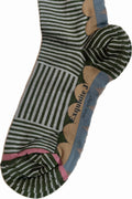Ringelsocken und Kreise in Kontrastfarben - Exquisite J