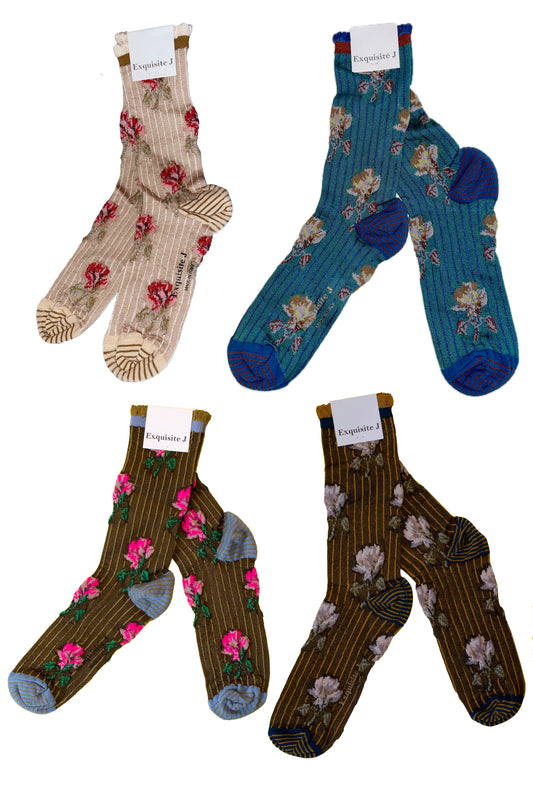 Rosen Socken Exquisite J