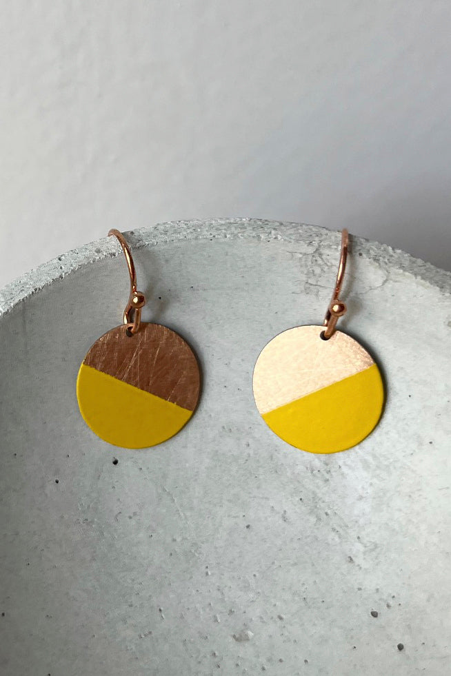 Minimalistische Ohrringe Kreis - Ruby on Tuesday
