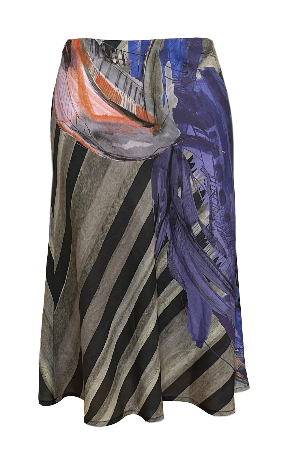 Bias Skirt Chimera Blue