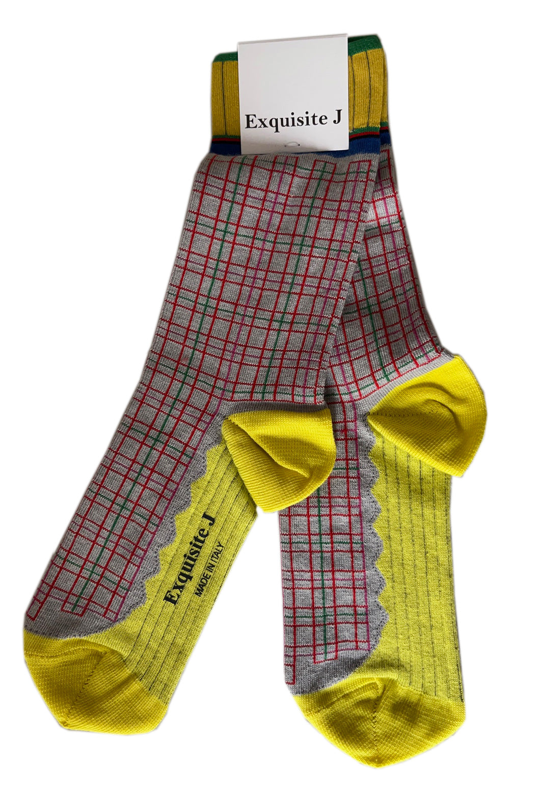 Fein karierte Socken ExquisiteJ