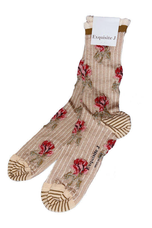 Rosen Socken Exquisite J