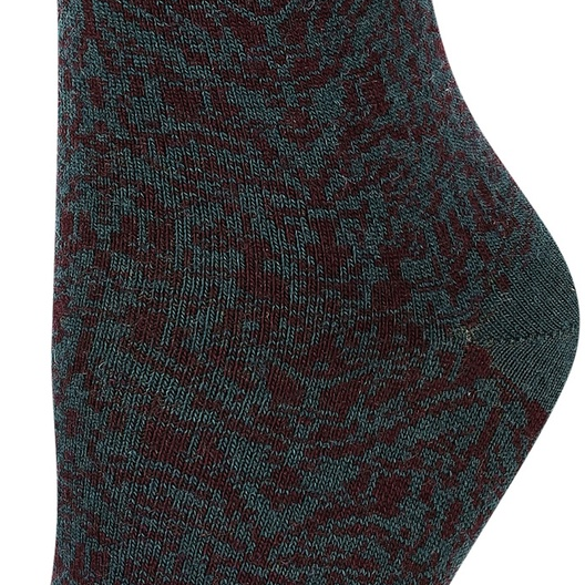 Wollstrümpfe DRIFT blau grün und lila gemustert WOLVIS