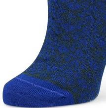 Laden Sie das Bild in den Galerie-Viewer, Wollstrümpfe DRIFT blau grün und lila gemustert WOLVIS