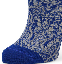 Laden Sie das Bild in den Galerie-Viewer, Wollstrümpfe DRIFT blau grün und lila gemustert WOLVIS