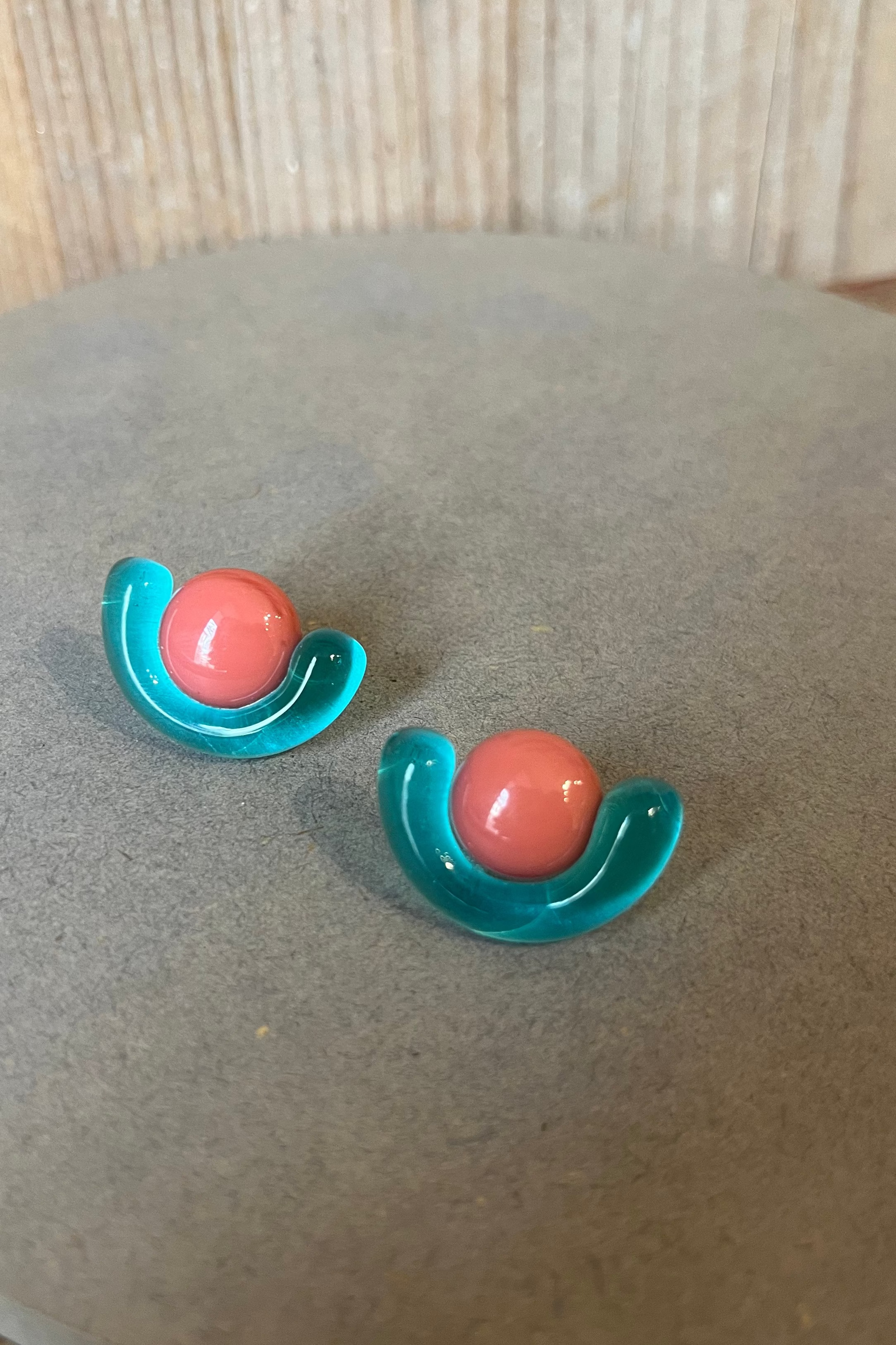 Zweifarbige Ohrstecker Glas - BEIRA SoulColour