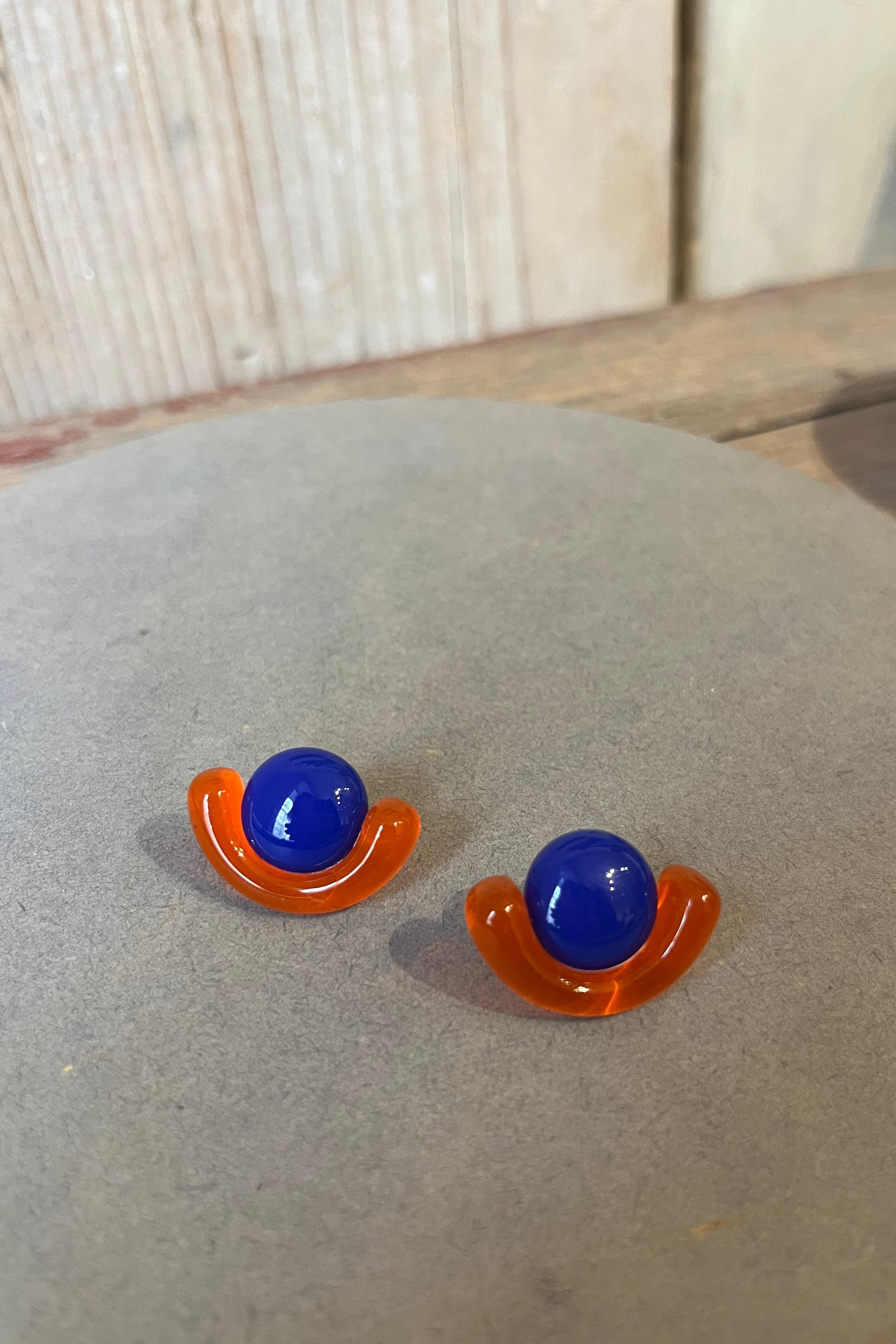 Zweifarbige Ohrstecker Glas - BEIRA SoulColour
