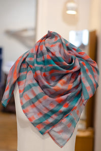 Scarf Check Red Green