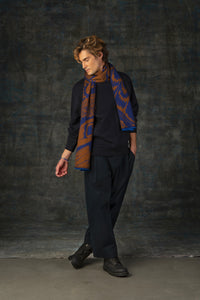 Wollschal FURCOLA cacao mini und midi WOLVIS