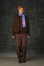 Laden Sie das Bild in den Galerie-Viewer, kleiner Wollschal AURATA mini Cobalt von WOLVIS