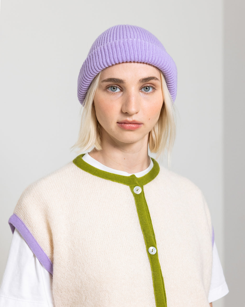 Strickmütze Merinowolle verschiedene Farben - Wolvis