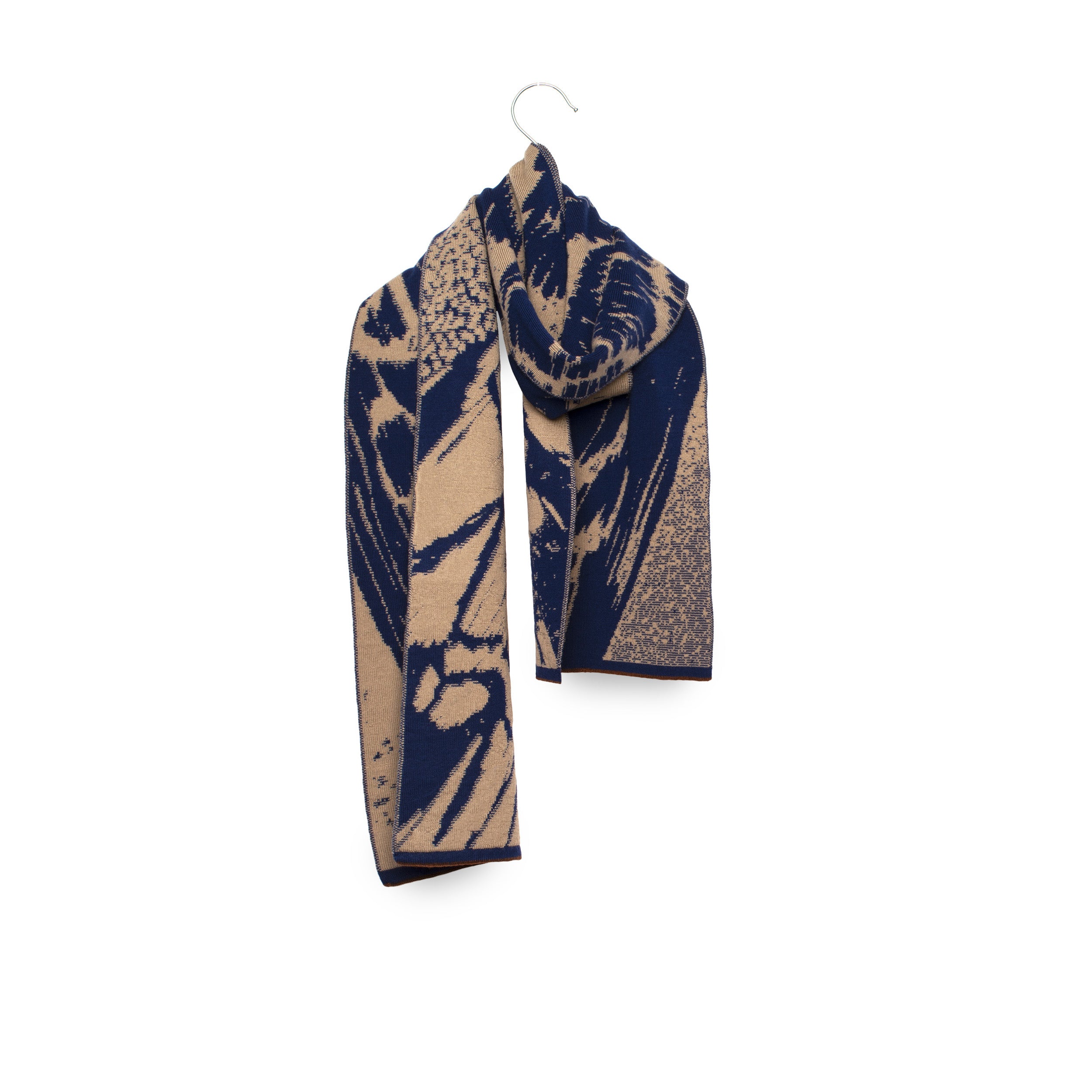 Wollschal AURATA midi indigo von WOLVIS
